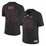 NCAA Men's Alabama Crimson Tide #72 Pierce Quick Stitched College 2019 Nike Authentic Black Football Jersey OZ17T27DG